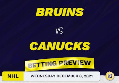 Bruins vs. Canucks Predictions and Odds - Dec 8, 2021