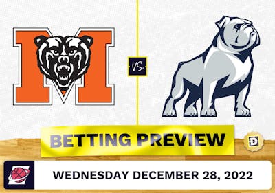 Mercer vs. Samford CBB Prediction and Odds - Dec 28, 2022