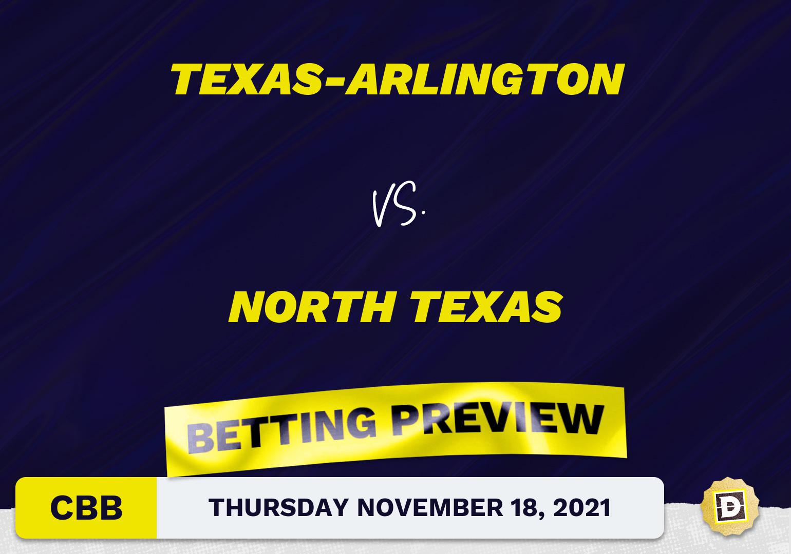 Texas-Arlington vs. North Texas CBB Predictions and Odds - Nov 18, 2021