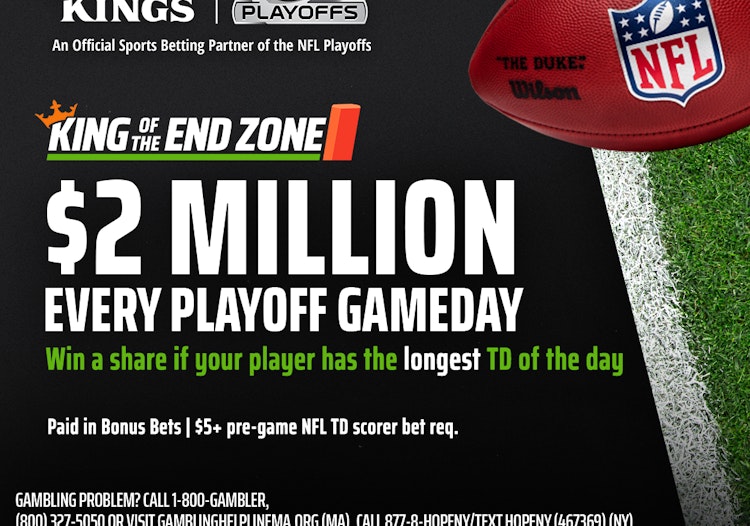 DraftKings King of the End Zone NFL Playoffs Promo.