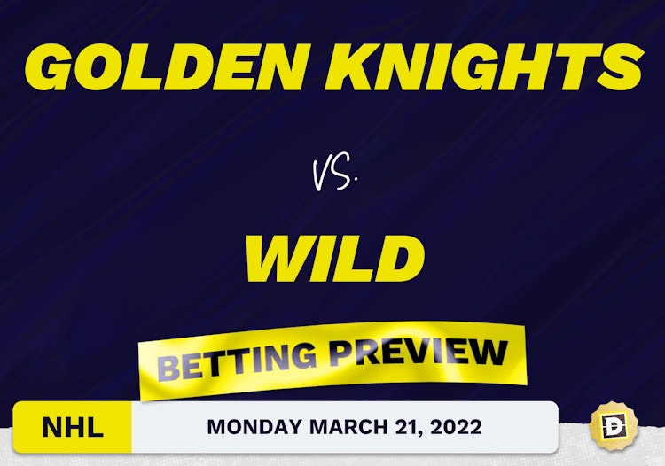 Golden Knights vs. Wild Predictions and Odds - Mar 21, 2022