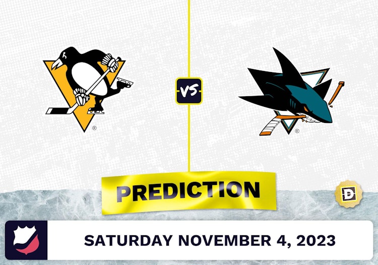 Penguins vs. Sharks Prediction and Odds - November 4, 2023