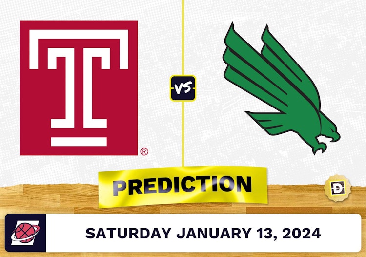 Temple vs. North Texas Prediction, Odds, College Basketball Picks [1/13/2024]