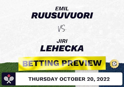 Emil Ruusuvuori vs. Jiri Lehecka Predictions - Oct 20, 2022
