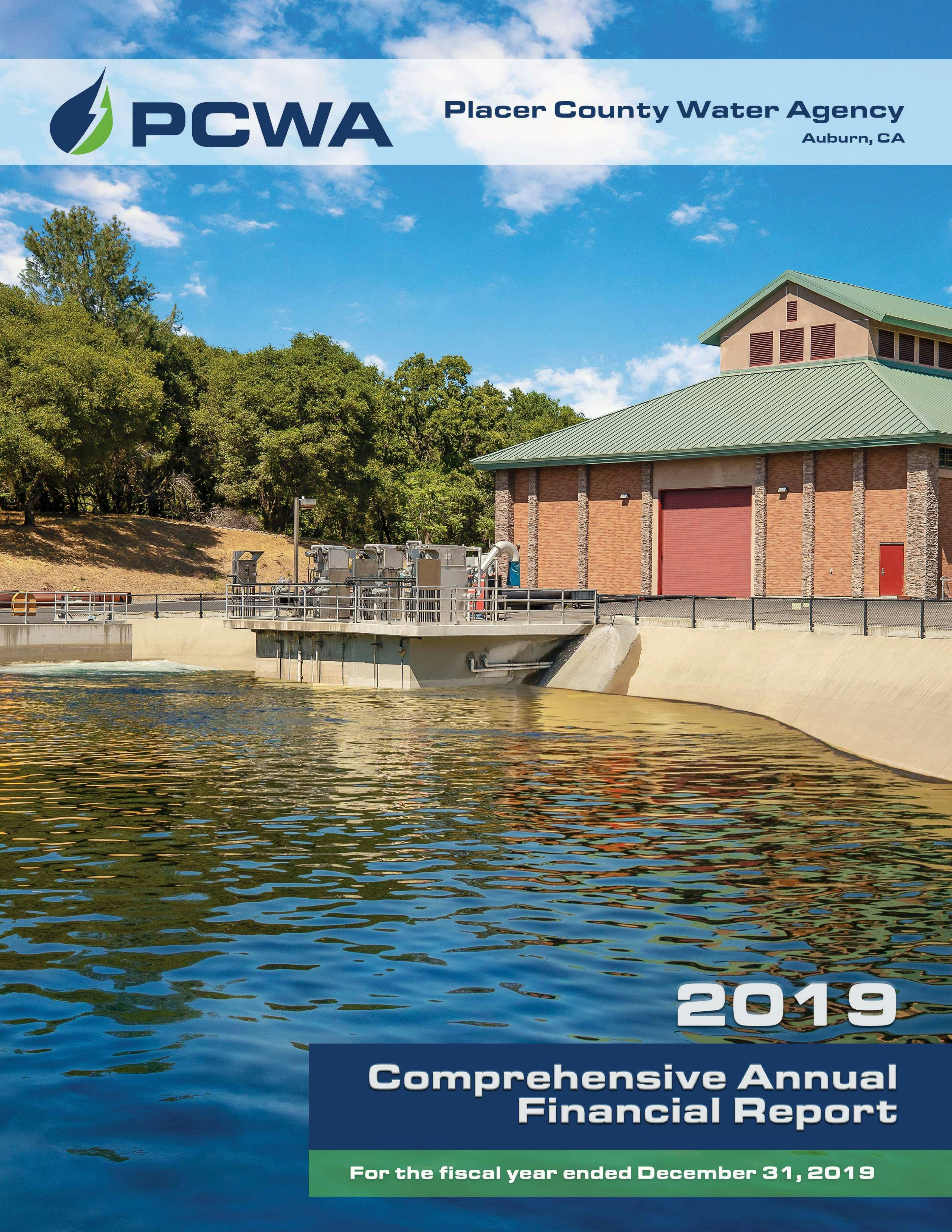 Annual Report Thumbnail and link for 2019 PCWA Annual Report pdf