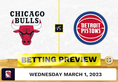 Bulls vs. Pistons Prediction and Odds - Mar 1, 2023