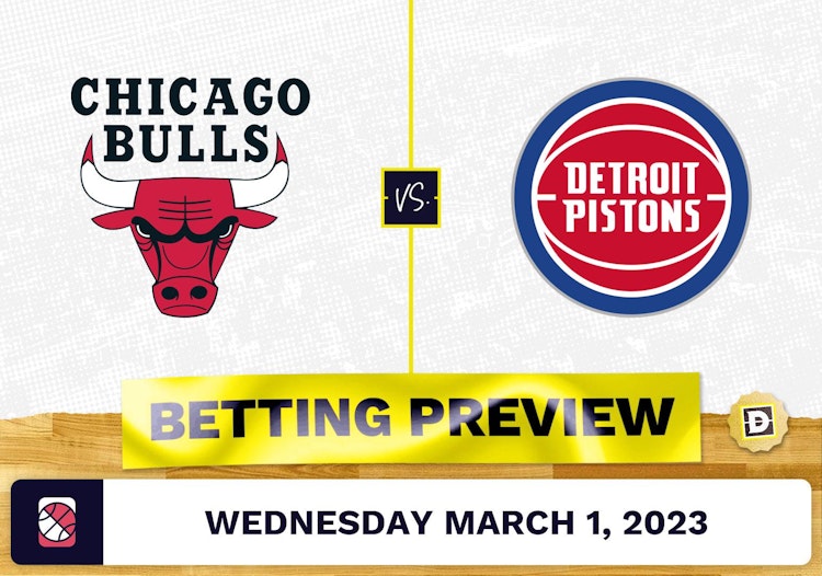 Bulls vs. Pistons Prediction and Odds - Mar 1, 2023