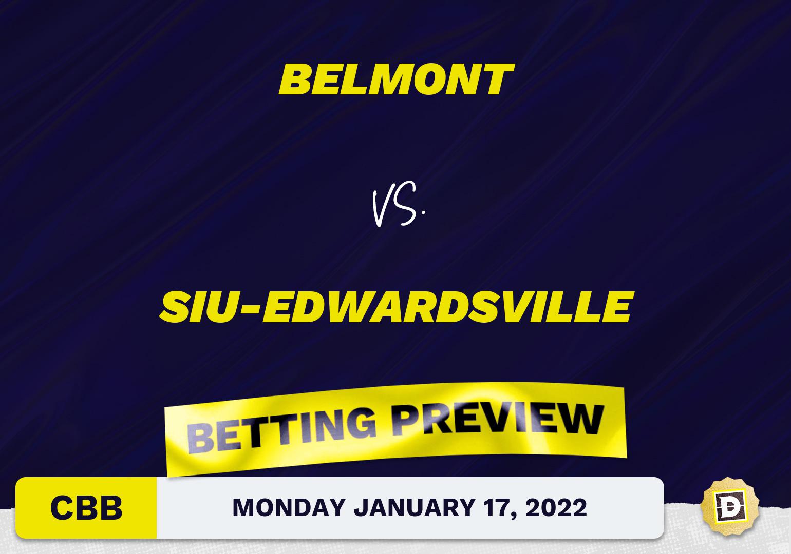 Belmont vs. SIU-Edwardsville CBB Predictions and Odds - Jan 17, 2022