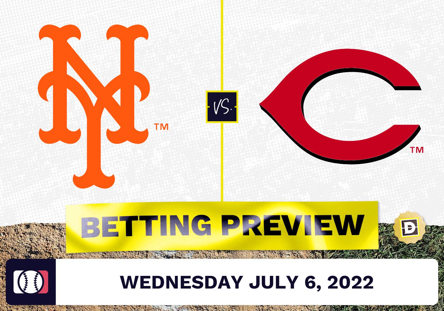 Mets vs. Reds Prediction and Odds - Jul 6, 2022