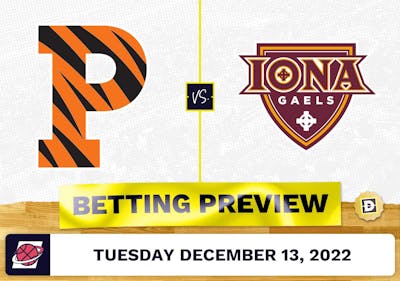 Princeton vs. Iona CBB Prediction and Odds - Dec 13, 2022