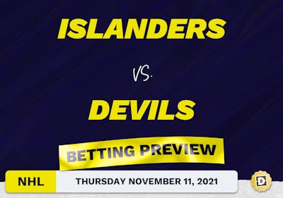 Islanders vs. Devils Predictions and Odds - Nov 11, 2021