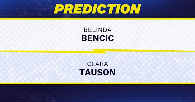Belinda Bencic vs Clara Tauson Tennis Prediction.