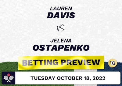 Lauren Davis vs. Jelena Ostapenko Predictions - Oct 18, 2022