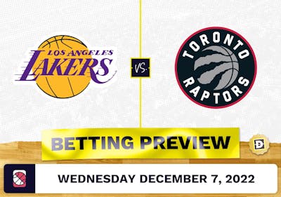 Lakers vs. Raptors Prediction and Odds - Dec 7, 2022