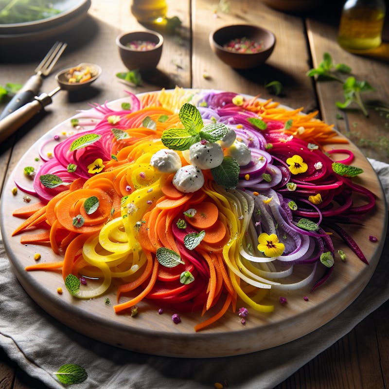 Rainbow Carrot Salad