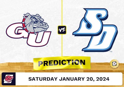 Gonzaga vs. San Diego Prediction, Odds, College Basketball Picks [1/20/2024]