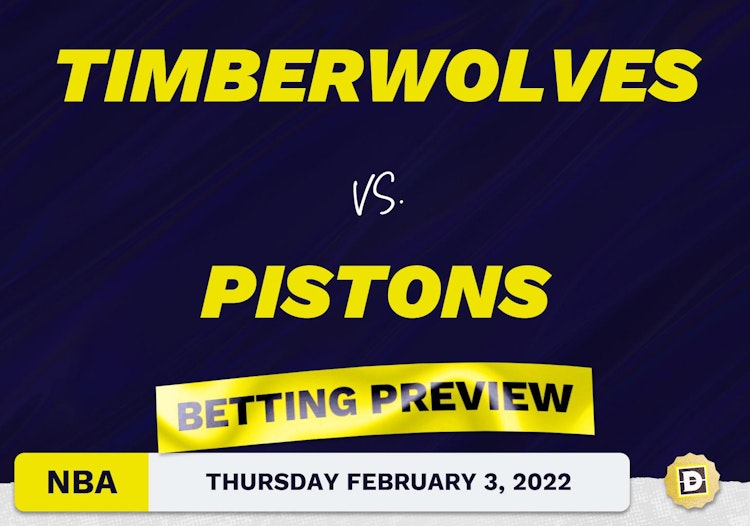 Timberwolves vs. Pistons Predictions and Odds - Feb 3, 2022