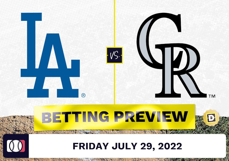 Dodgers vs. Rockies Prediction and Odds - Jul 29, 2022