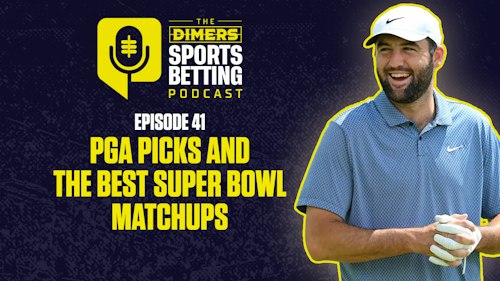 Dimers sports betting podcast Ep. 41: Super Bowl LX Facts & PGA Picks at TPC Scottsdale