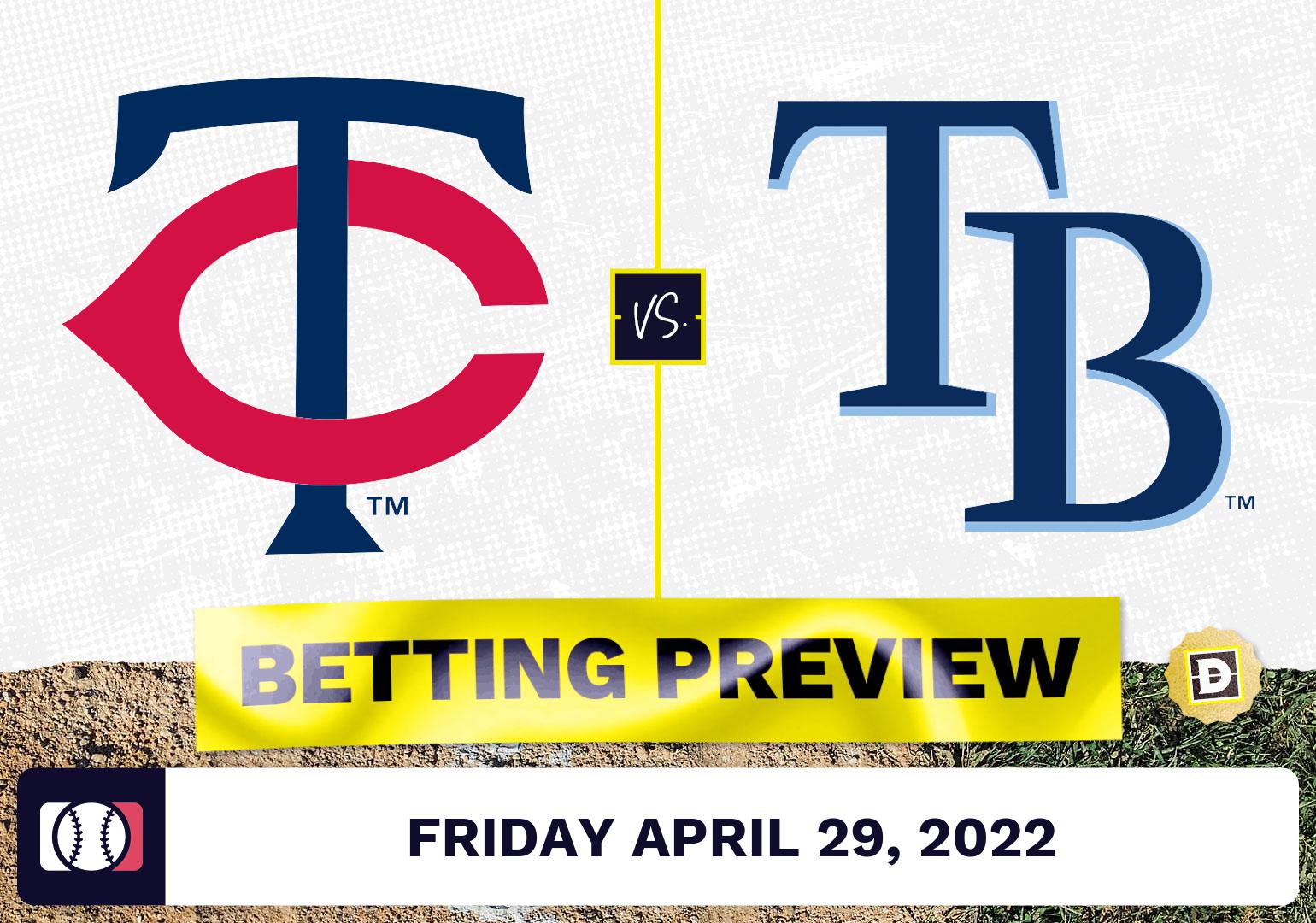 Twins vs. Rays Prediction and Odds - Apr 29, 2022