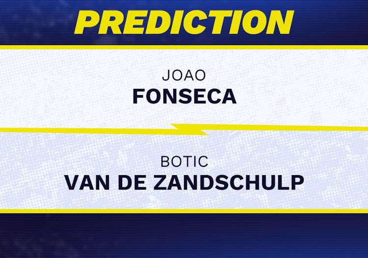 Joao Fonseca vs Botic Van de Zandschulp Tennis Prediction.