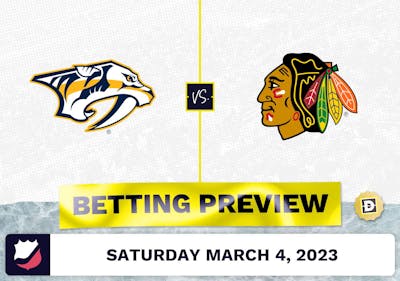 Predators vs. Blackhawks Prediction and Odds - Mar 4, 2023