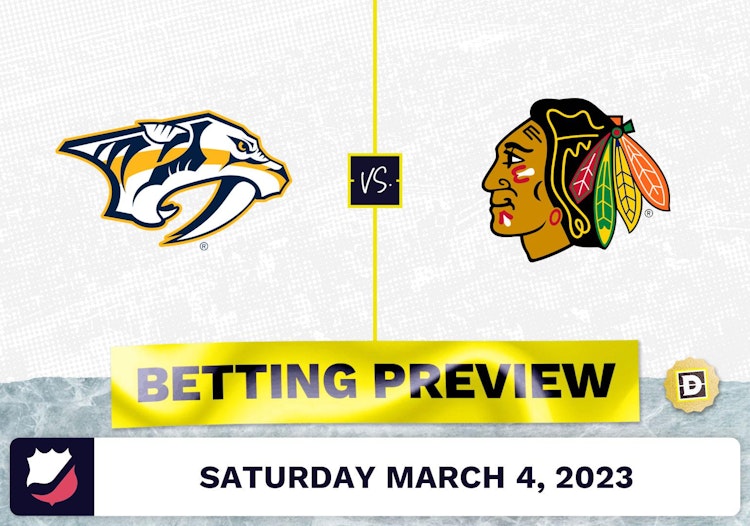 Predators vs. Blackhawks Prediction and Odds - Mar 4, 2023