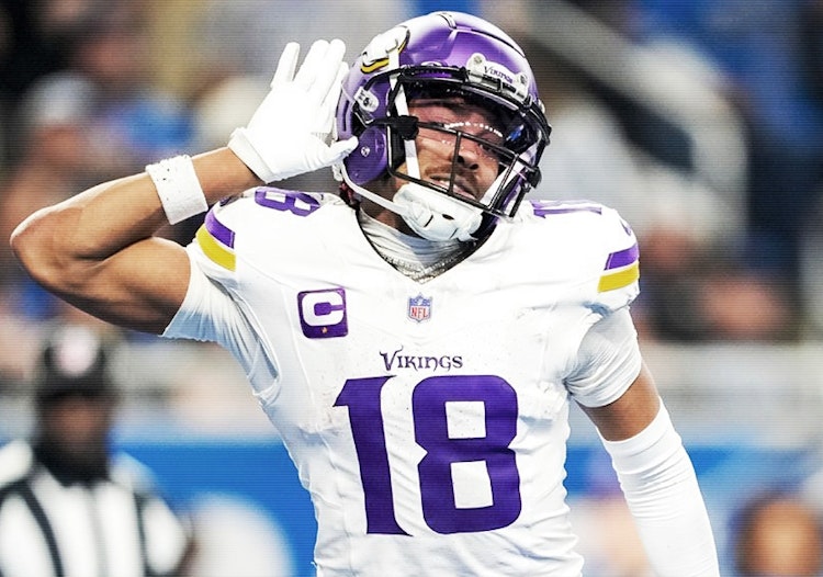 Vikings WR Justin Jefferson is in our DraftKings PIck6 entry.