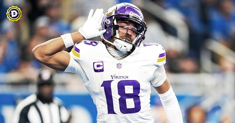 Vikings WR Justin Jefferson is in our DraftKings PIck6 entry.