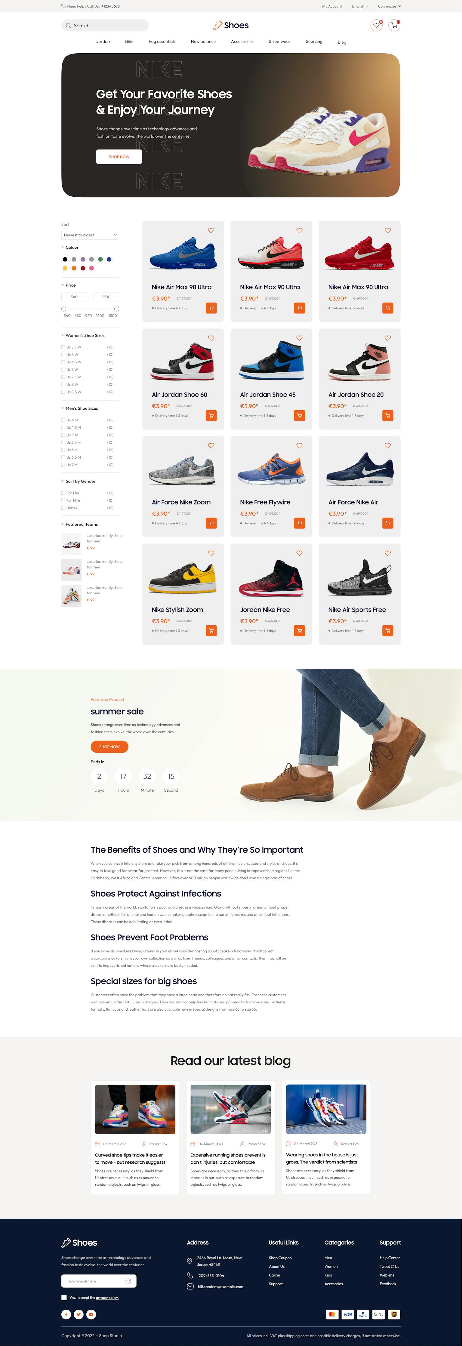 Shopware design: Shoes 1