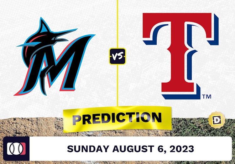 Marlins vs. Rangers Prediction for MLB Sunday [8/6/2023]