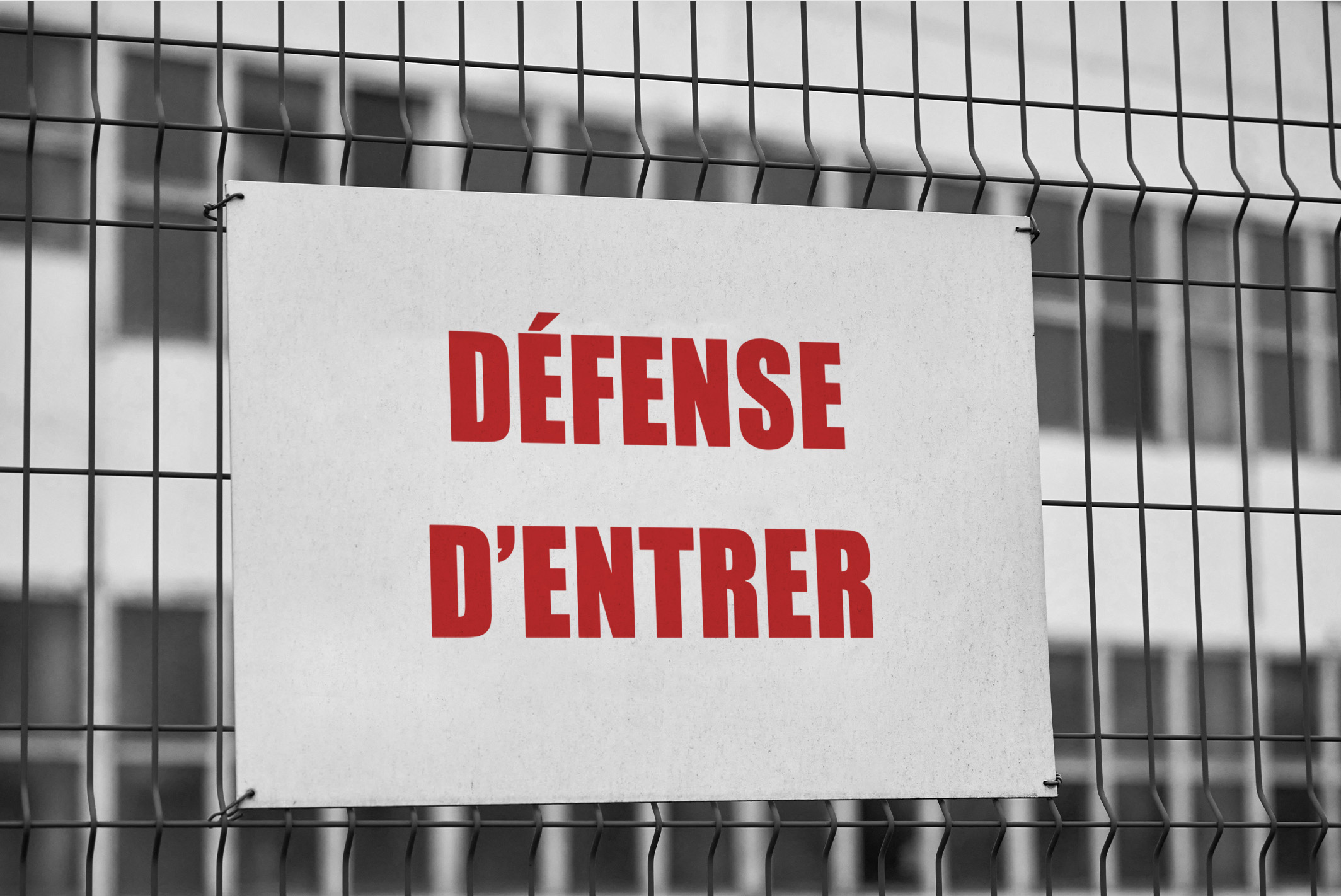 Habillage de palissade de chantier impression professionnelle