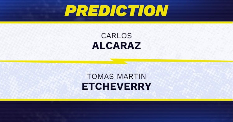 Carlos Alcaraz vs Tomas Etcheverry Tennis Prediction.
