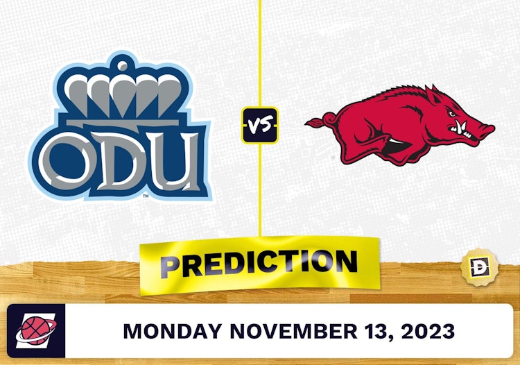 Old Dominion vs. Arkansas Basketball Prediction - November 13, 2023
