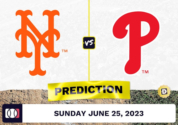 Mets vs. Phillies Prediction for MLB Sunday [6/25/2023]