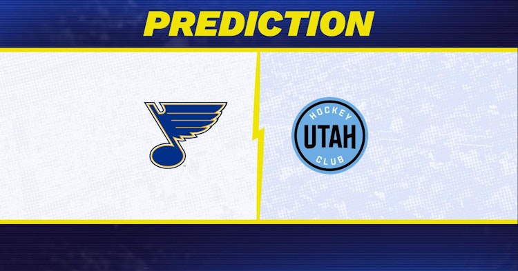 St. Louis Blues-Utah Hockey Club Predictions and Game Preview.
