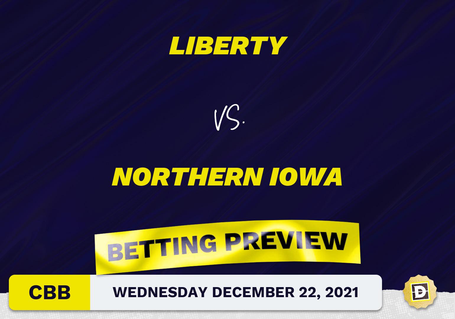 Liberty vs. Northern Iowa CBB Predictions and Odds - Dec 22, 2021