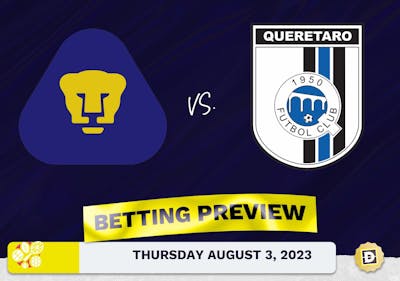 U.N.A.M.- Pumas vs. Queretaro Prediction and Odds - August 3, 2023
