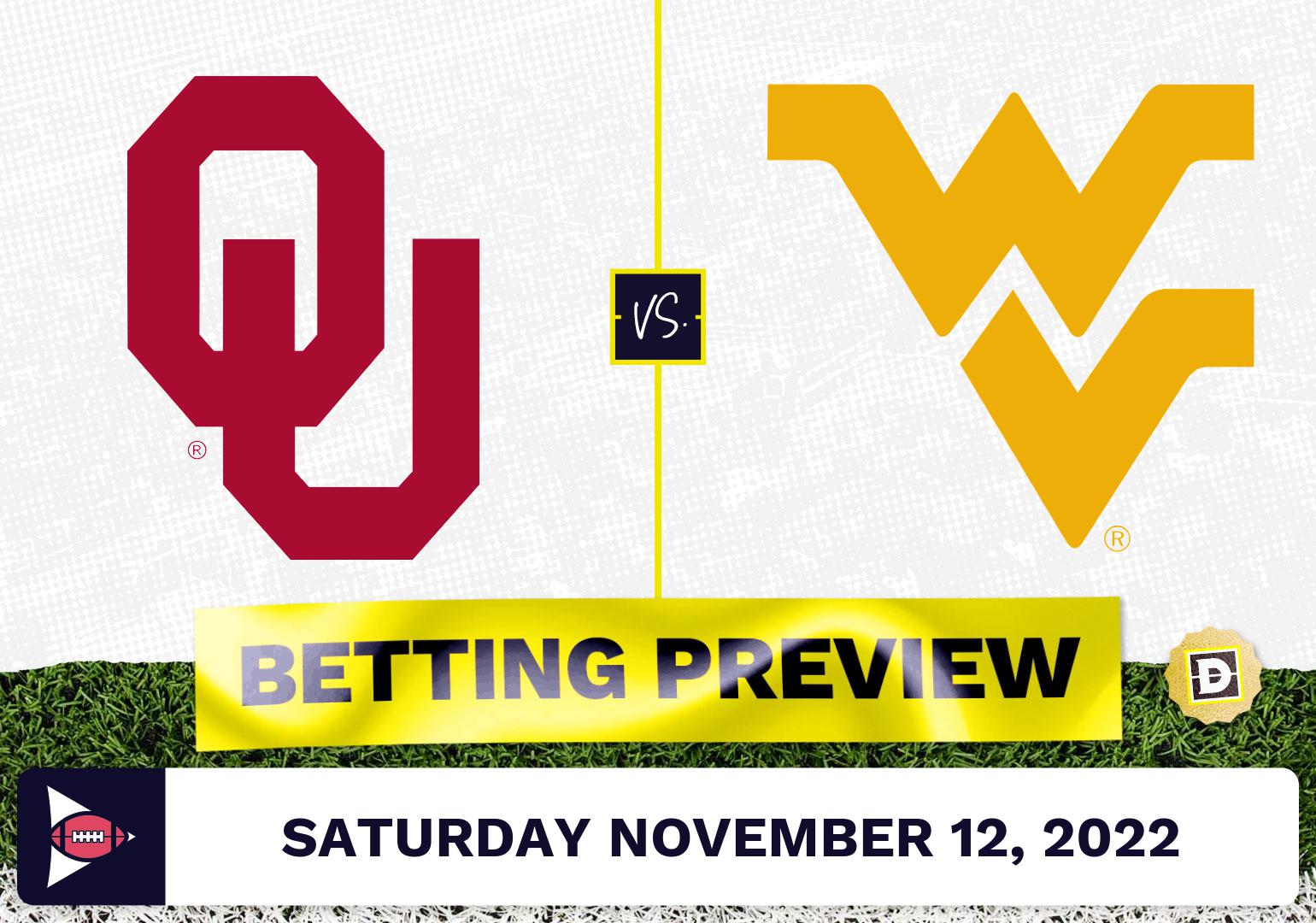 Oklahoma vs. West Virginia CFB Prediction and Odds - Nov 12, 2022