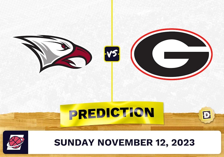 North Carolina Central vs. Georgia Basketball Prediction - November 12, 2023