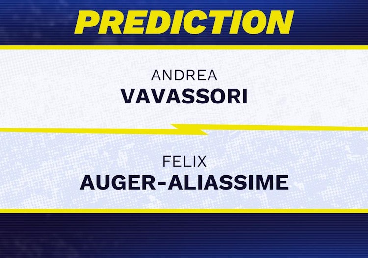 Andrea Vavassori vs Felix Auger-Aliassime Tennis Prediction.