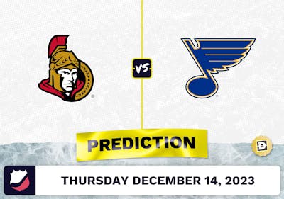 Ottawa Senators vs. St. Louis Blues Prediction, Odds, Picks for NHL Thursday [12/14/2023]