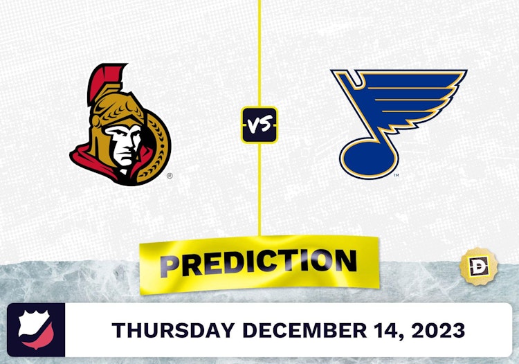 Ottawa Senators vs. St. Louis Blues Prediction, Odds, Picks for NHL Thursday [12/14/2023]