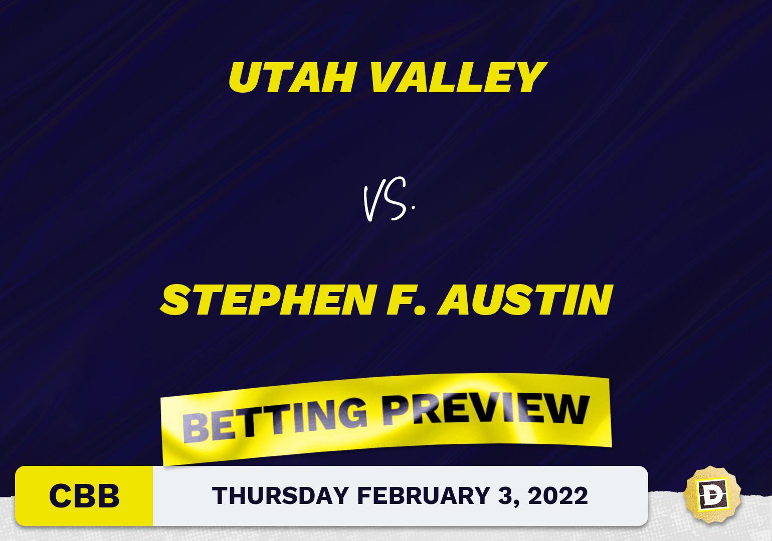 Utah Valley vs. Stephen F. Austin CBB Predictions and Odds - Feb 3, 2022