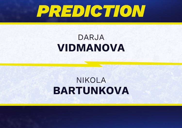 Darja Vidmanova vs Nikola Bartunkova Tennis Prediction.