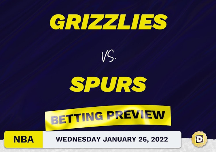 Grizzlies vs. Spurs Predictions and Odds - Jan 26, 2022