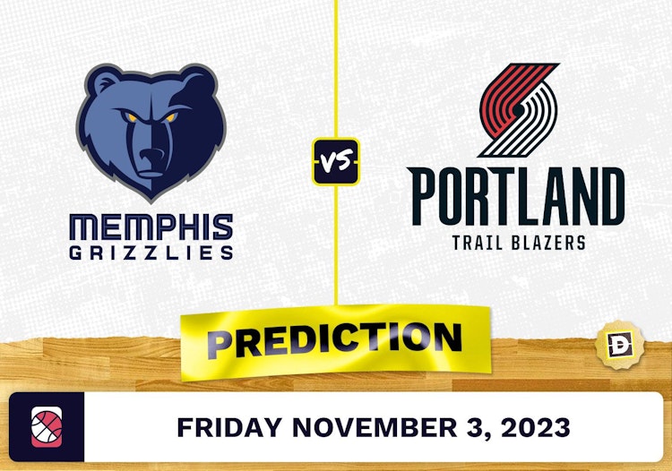 Grizzlies vs. Trail Blazers Prediction and Odds - November 3, 2023