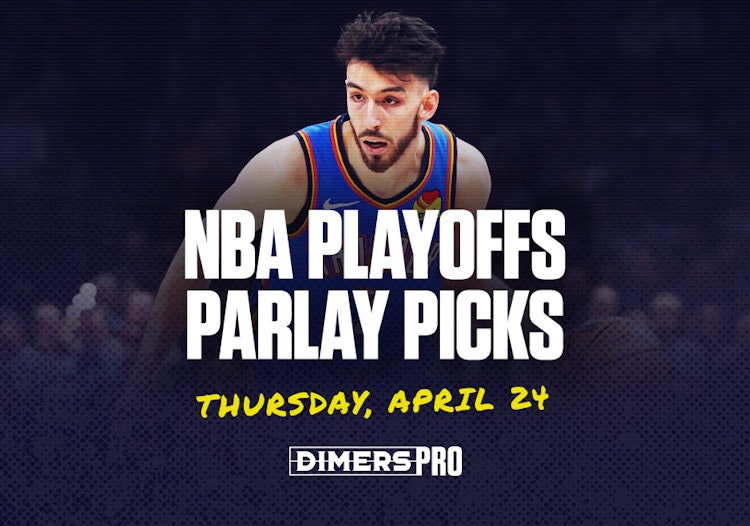 NBA Parlay Picks, NBA Props, nba playoffs, nba predictions, Nuggets, Thunder, Pistons