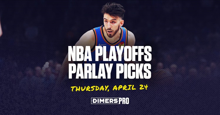 NBA Parlay Picks, NBA Props, nba playoffs, nba predictions, Nuggets, Thunder, Pistons