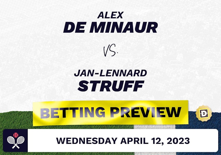 Alex de Minaur vs. Jan-Lennard Struff Predictions - Apr 12, 2023